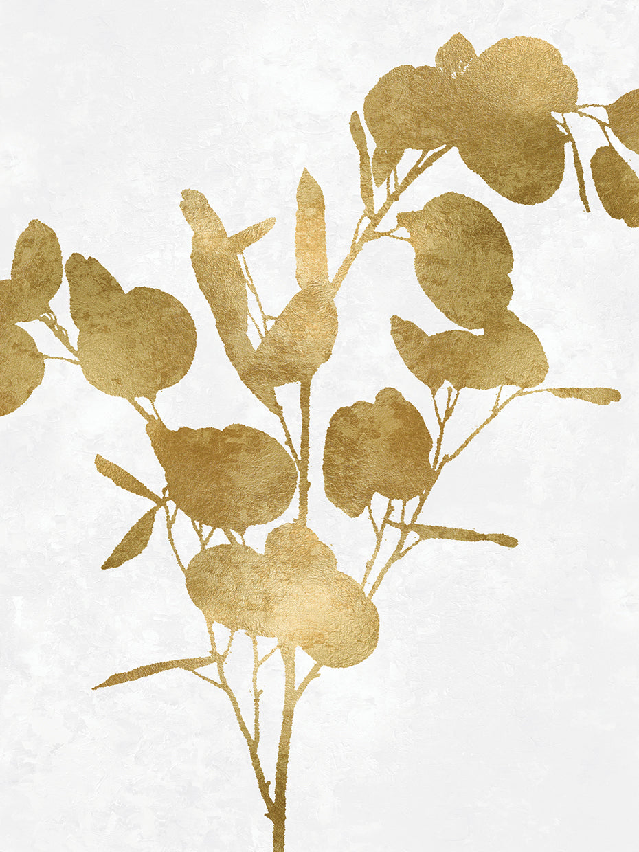 Nature Gold on White III