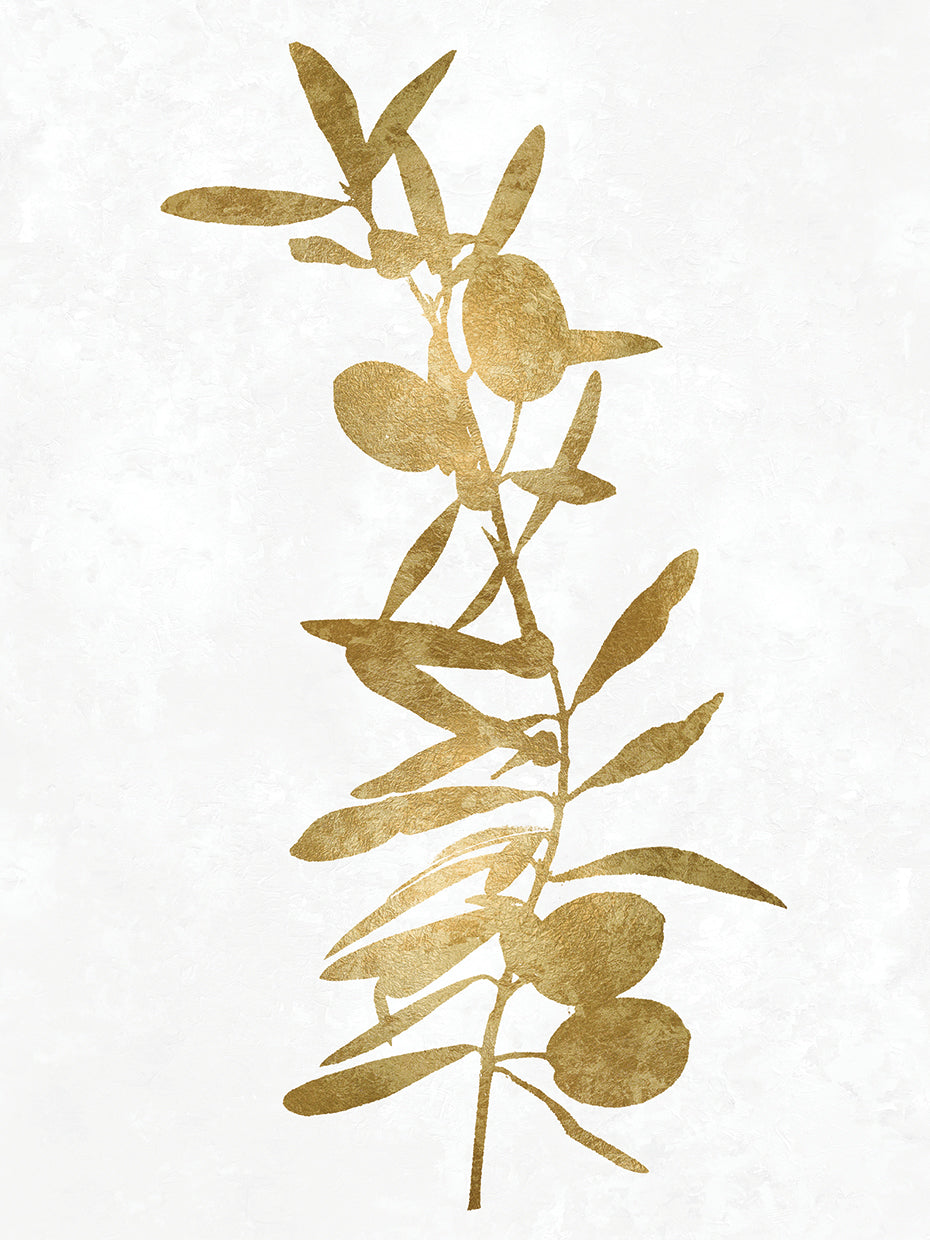 Nature Gold on White IV
