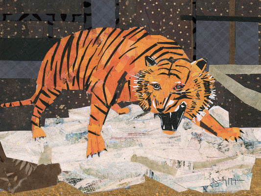 Roaring Tiger Canvas Print