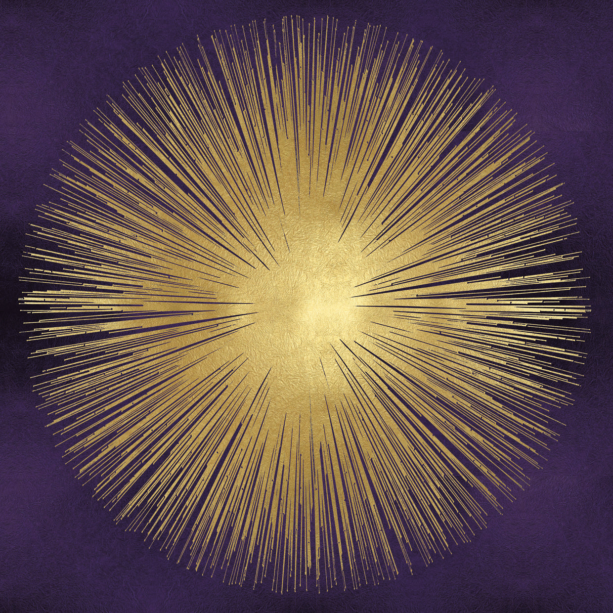 Sunburst Gold on Purple I