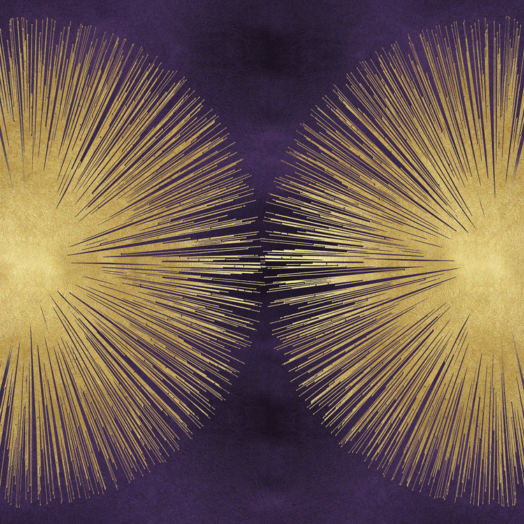 Sunburst Gold on Purple II