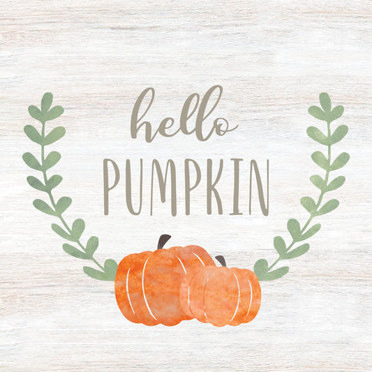 Hello Pumpkin Canvas Print