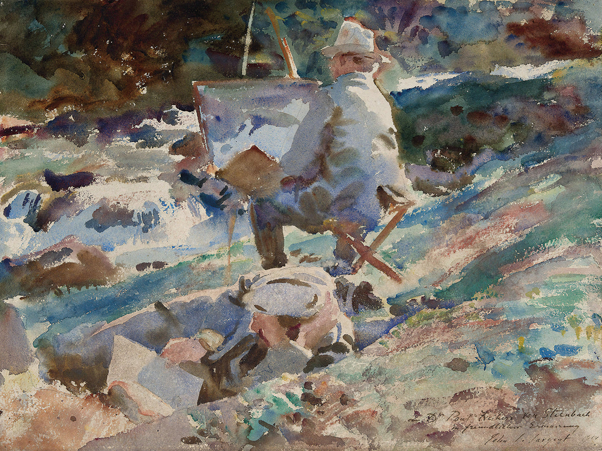 An Artist at His Easel (1914)