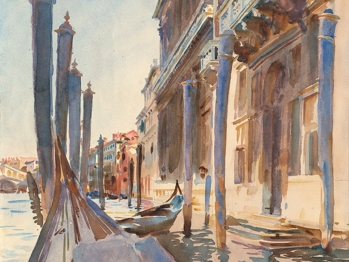 Gondola Moorings on the Grand Canal (1904-1907)
