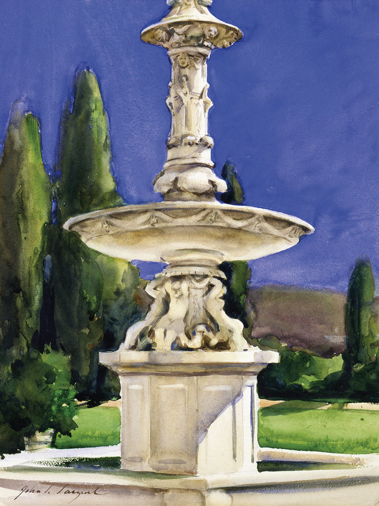 Marble Fountain in Italy (ca. 1907)