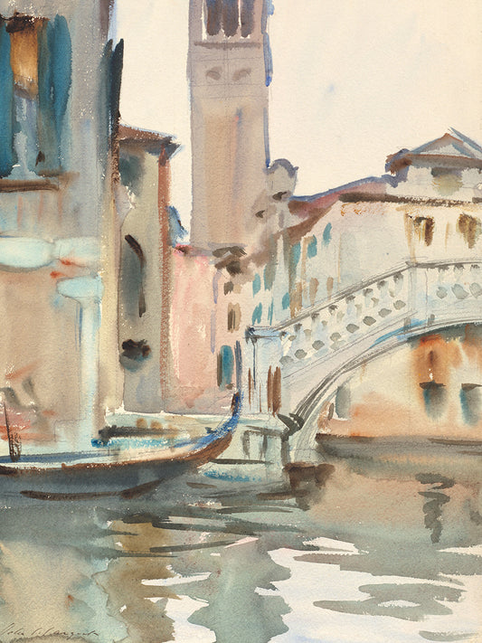 A Bridge and Campanile, Venice (1902-1904)