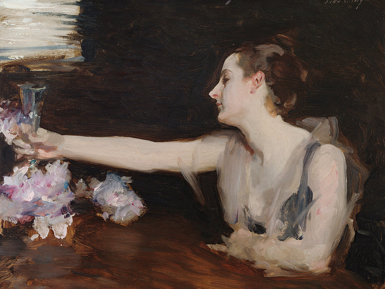 Madame Gautreau Drinking a Toast (1882-1883)
