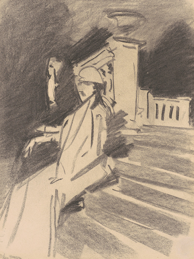 By the Fountain, Villa Torlonia,Frascati,Italy (c. 1907)