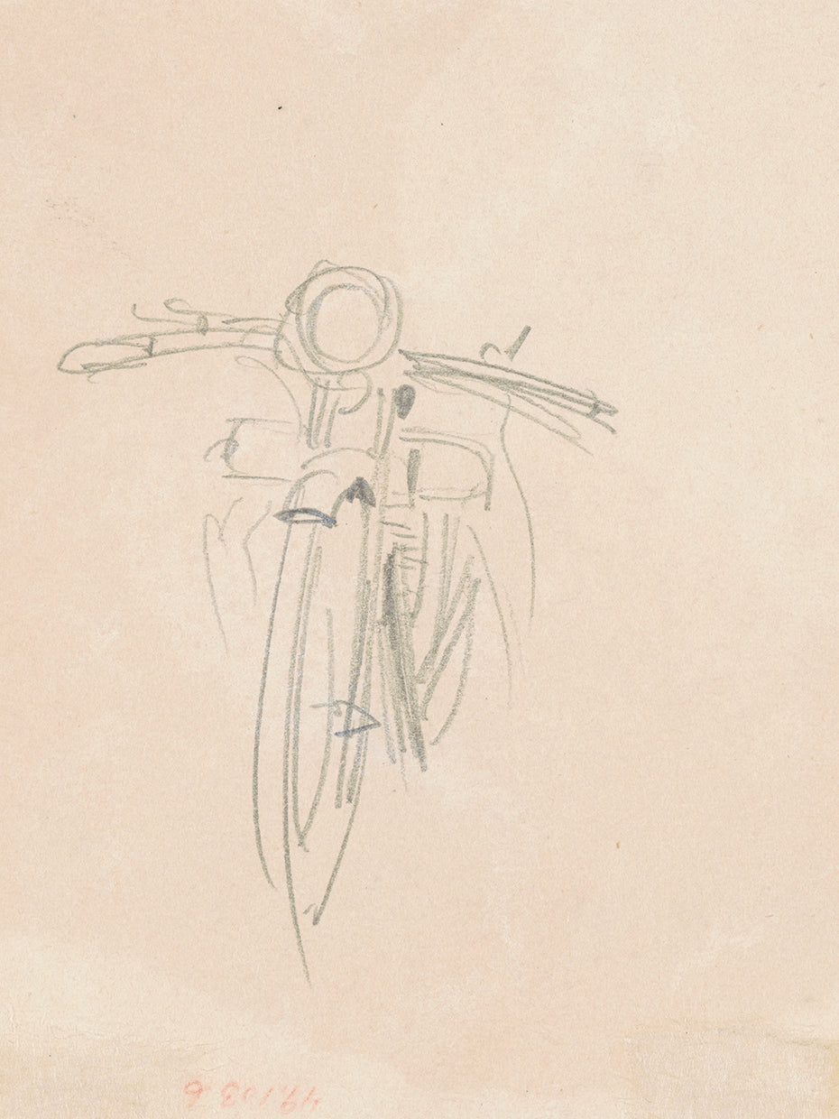 Motorcycle (verso) (1918)