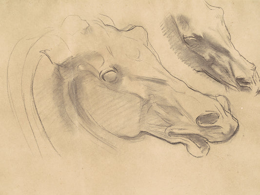 Studies for ‘Apollo in His Chariot with the Hours’ (1922-1925) Canvas Print