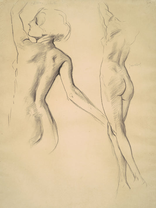 Studies for ‘Dancing Figures’ (1919-1920) Canvas Print