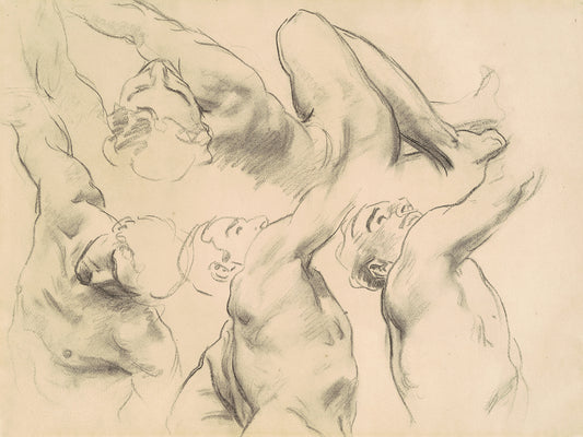 Studies for ‘Heaven’ and ‘Hell’ (1903-1916) Canvas Print