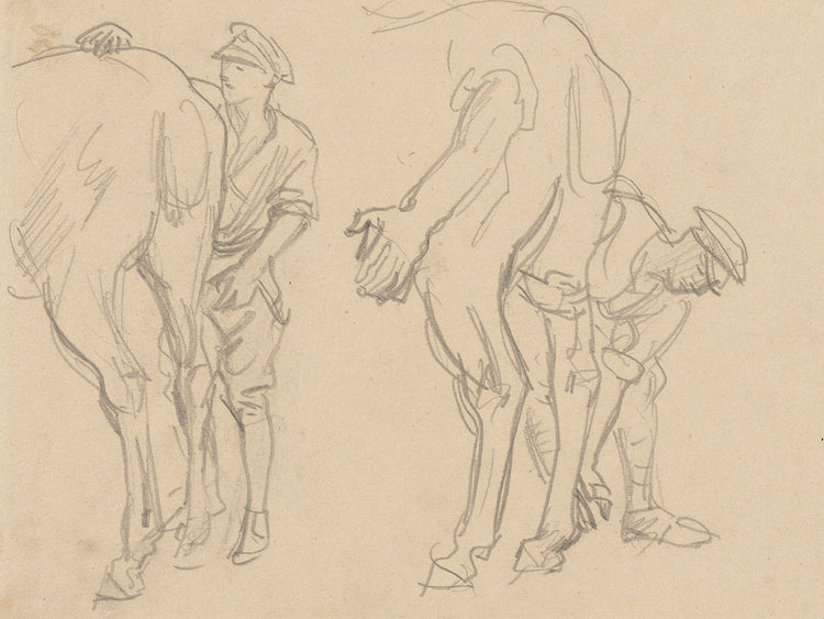 Studies for ‘Scots Grey’ (1918)