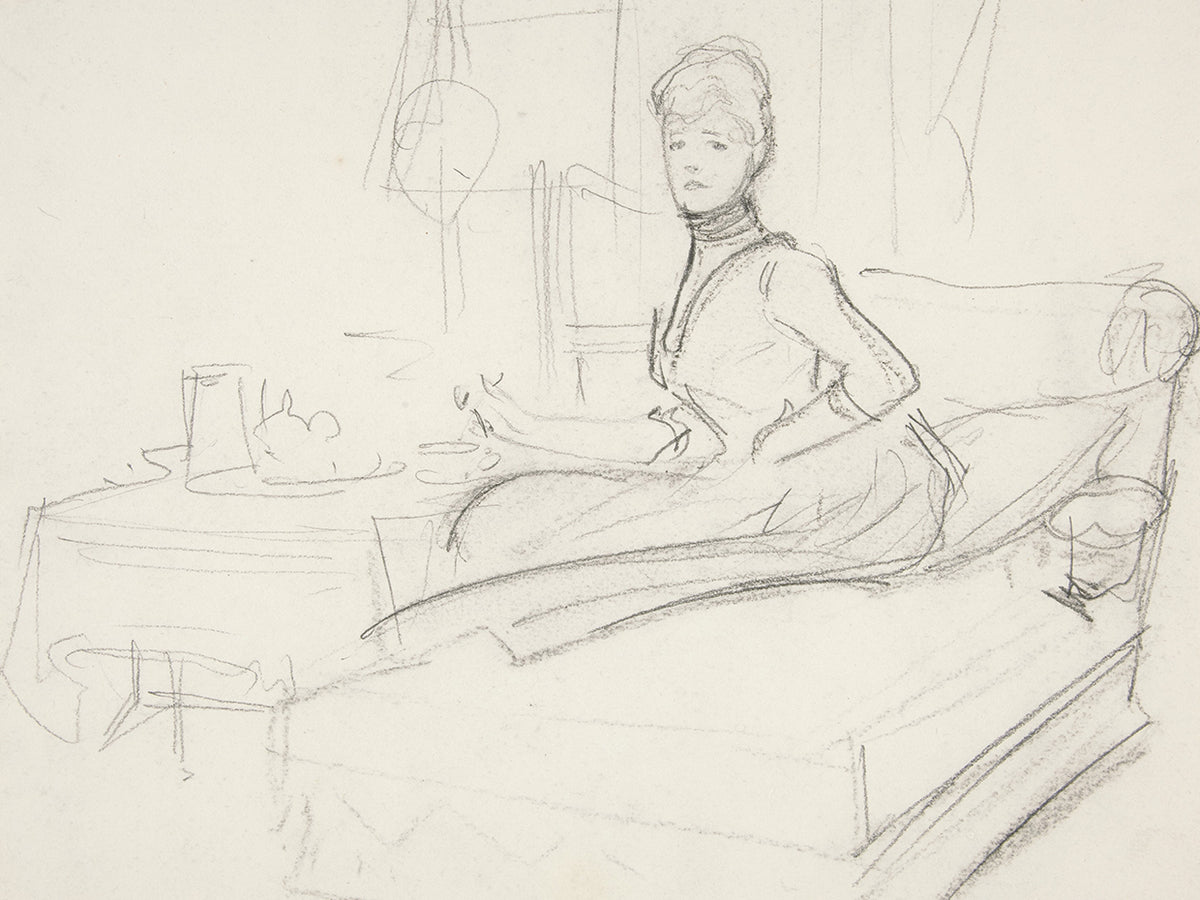 Lady at Tea Table