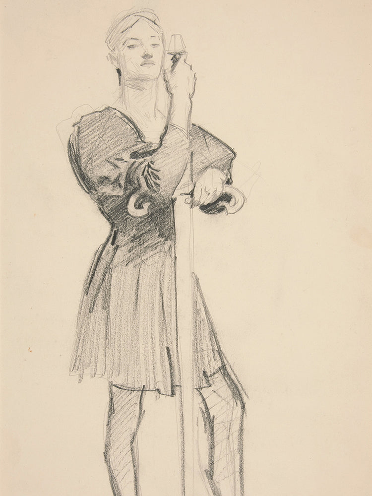 Standing Figure with a Spear