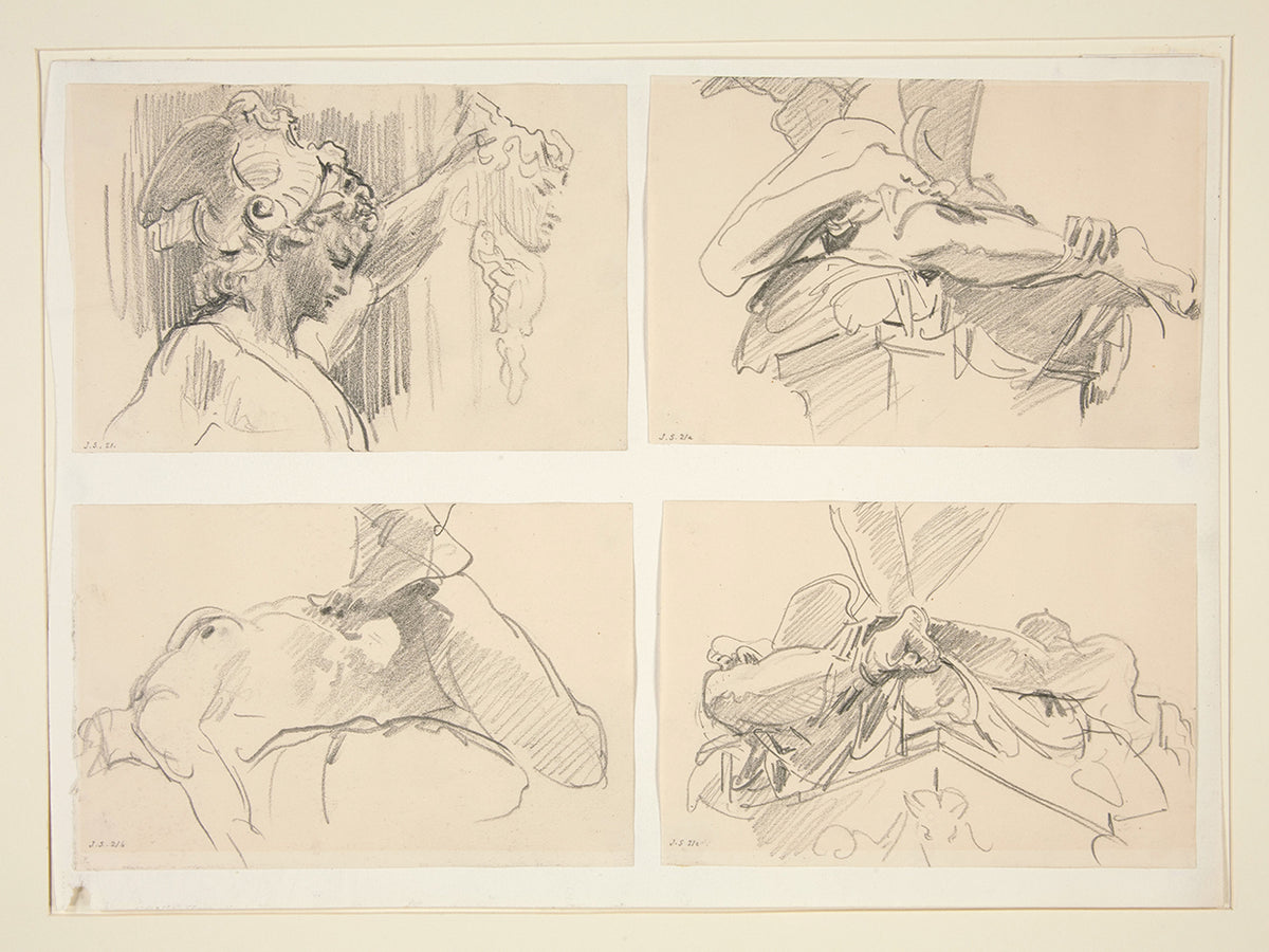 Studies of Cellini’s Perseus and Medusa