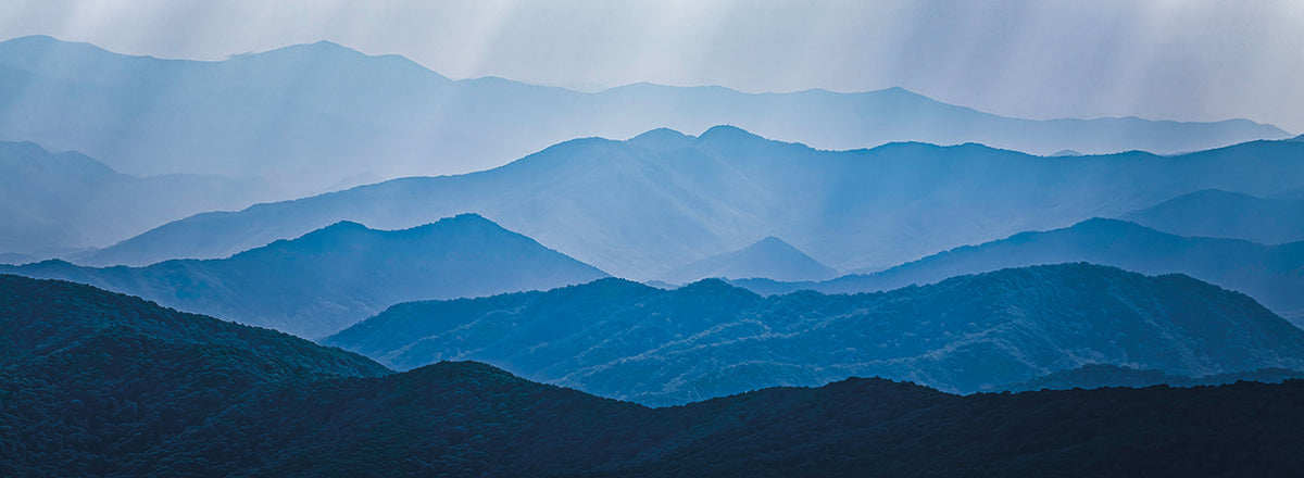Ridges and rays, Blue Ridge Mountains, NC