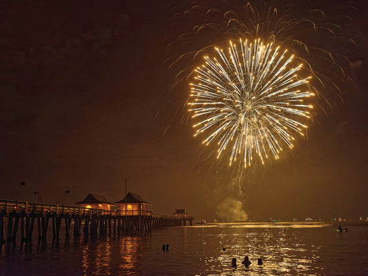 Fireworks Over the Pier, Naples FL