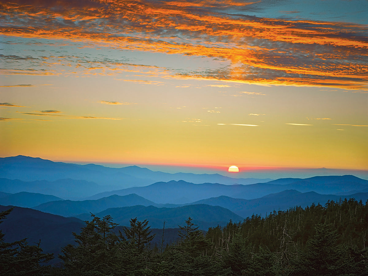 Sunset from Clingman's Dome, Great Smoky Mountain National Park