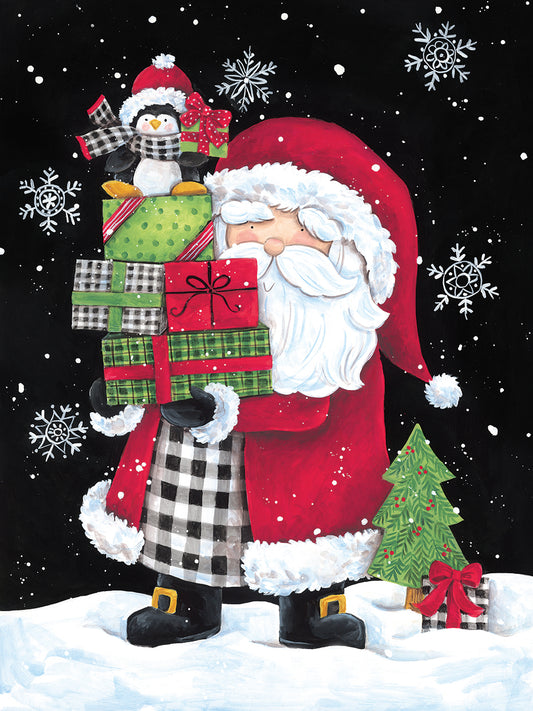 Gifting Santa I Canvas Print