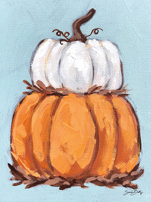 Pumpkin Stack I Canvas Print