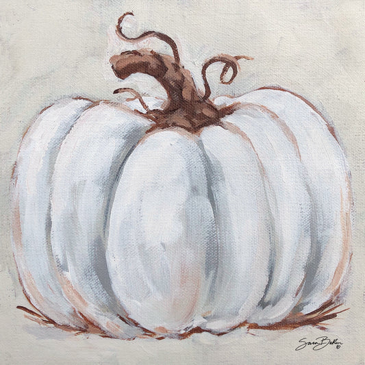 Pumpkin Close-Up I Canvas Print