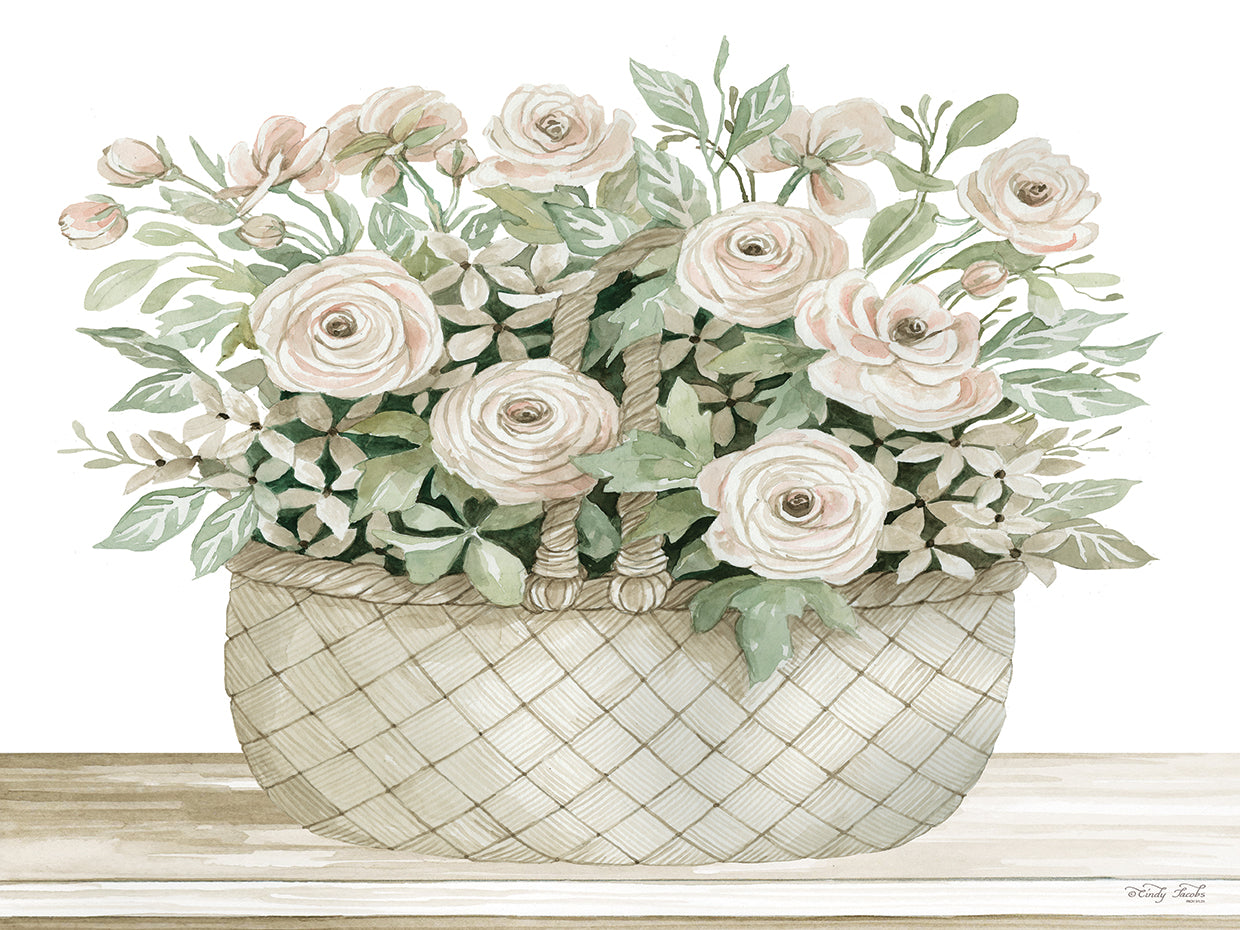 Basket of Ranunculus