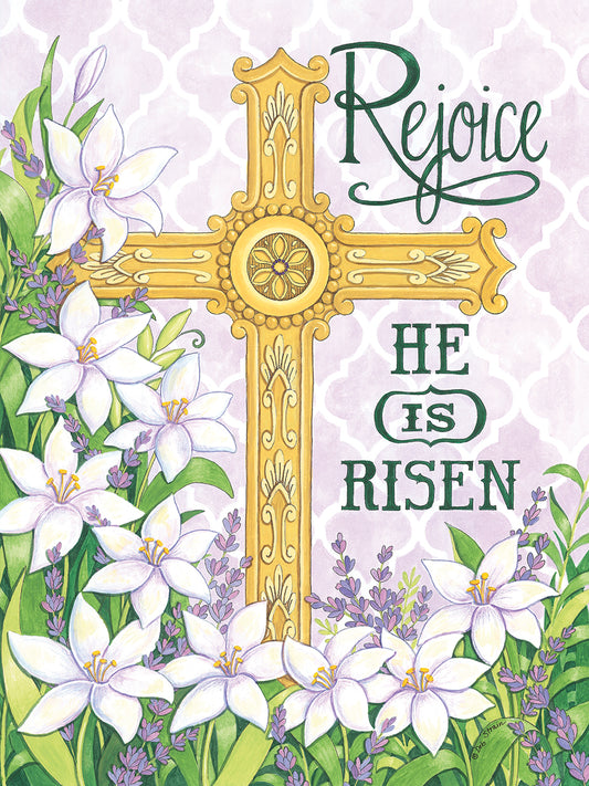 Rejoice Cross Canvas Print