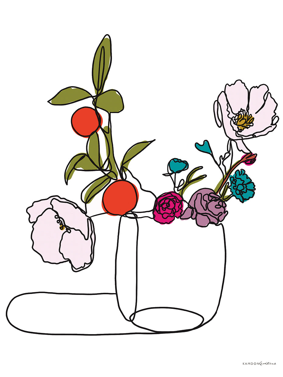 Lines and Flowers