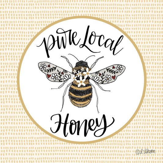 Pure Local Honey Canvas Print