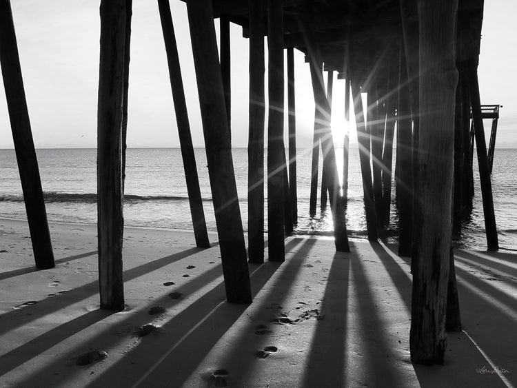 Amanecer en el muelle I Lienzo