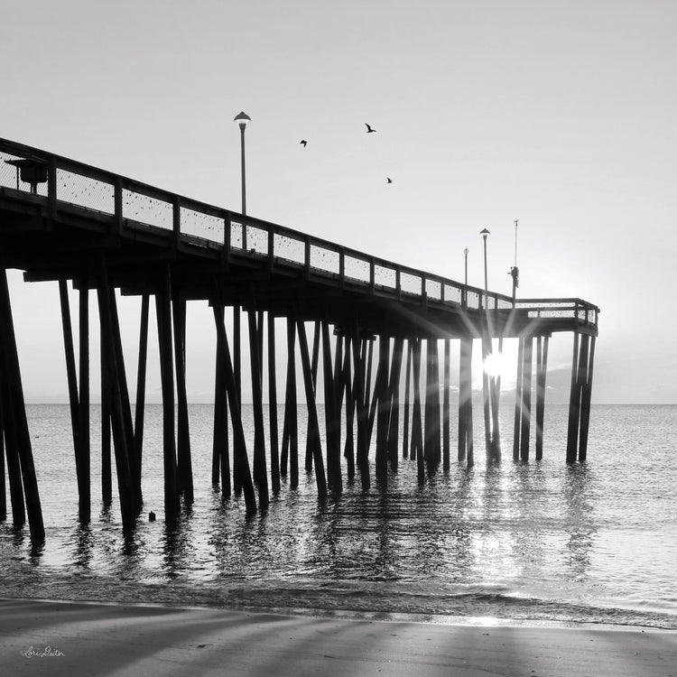 Amanecer en el muelle I Lienzo