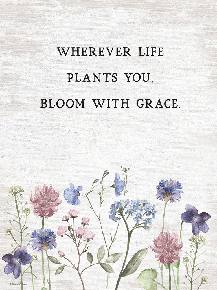 Florece con gracia Lienzo