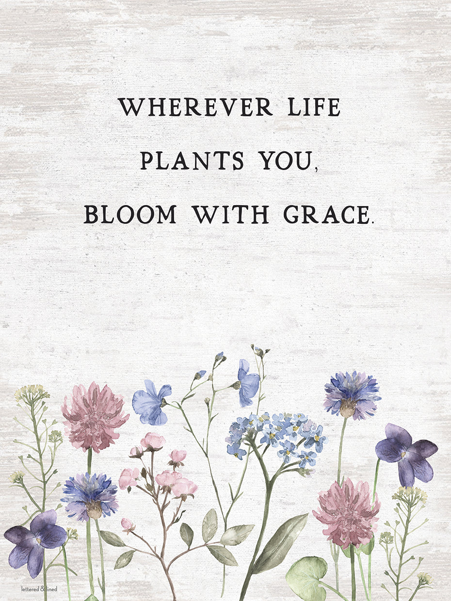 Florece con gracia Lienzo