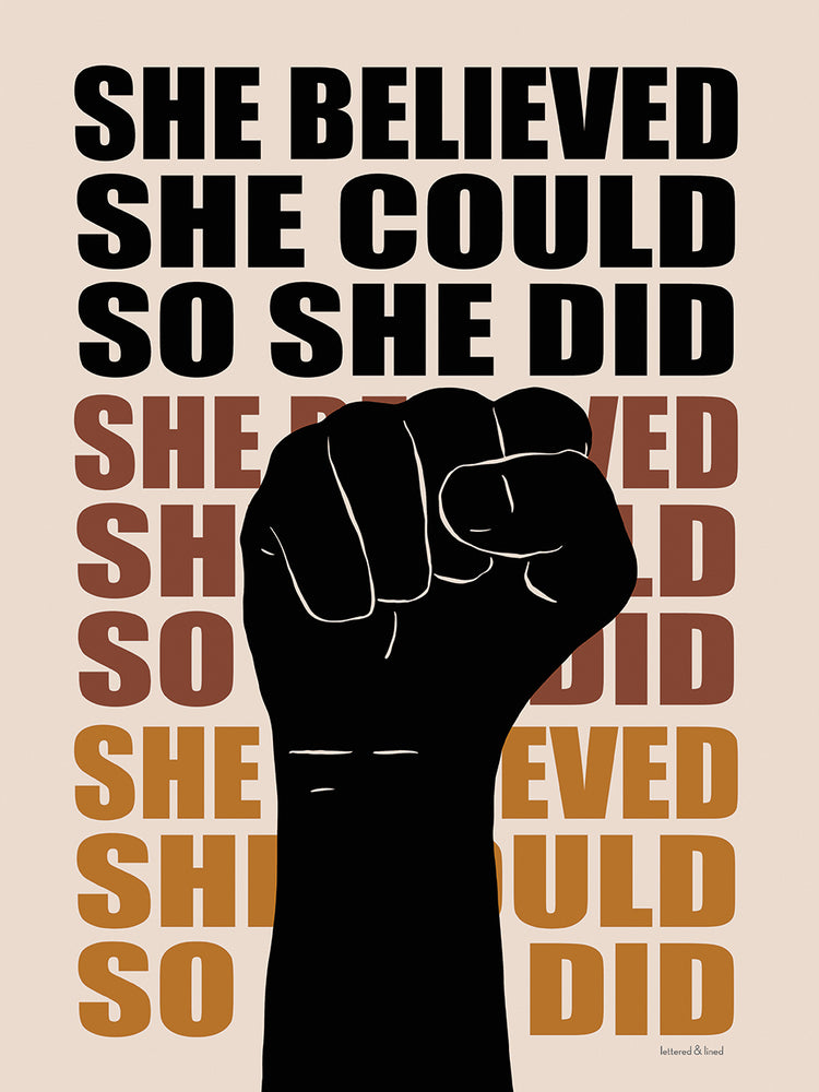 She Believed She Could