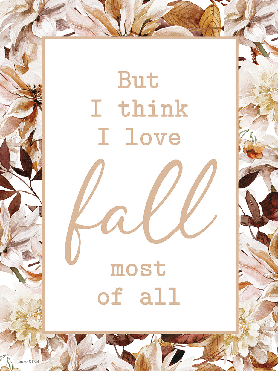 I Love Fall Most of All