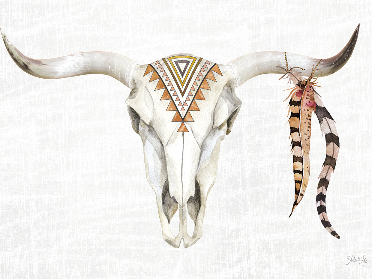 Cráneo tribal I Lienzo