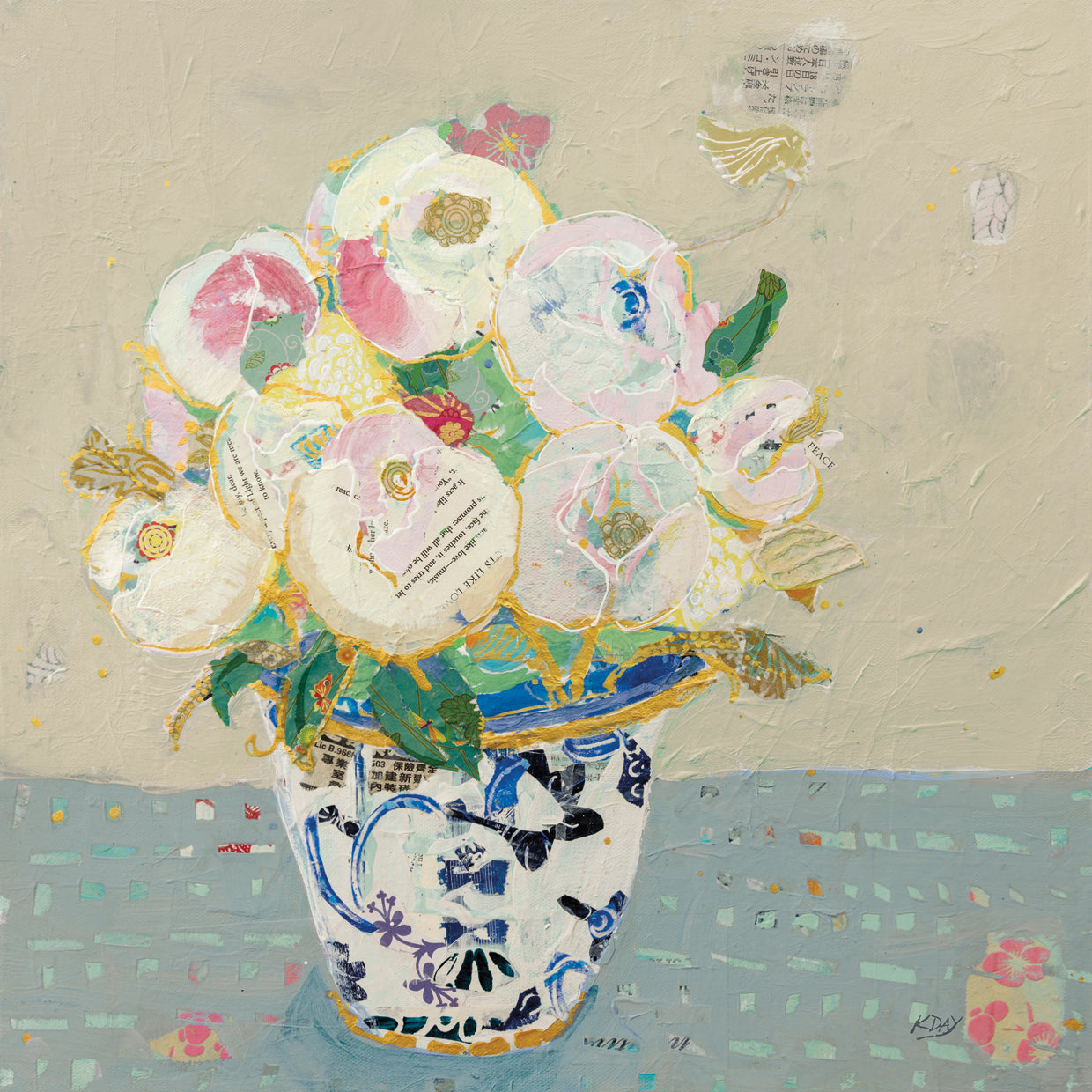 Kristen's Peonies Neutral