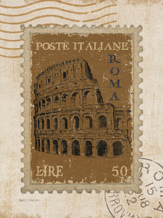 Iconic Stamps III Canvas Print