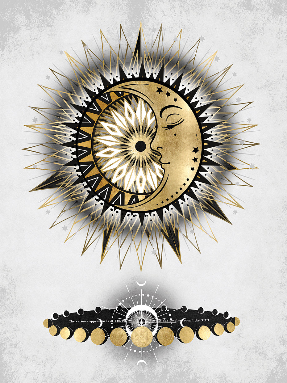 Meditative Moon I