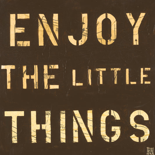 ENJOY THE LITTLE THINGS Canvas Print