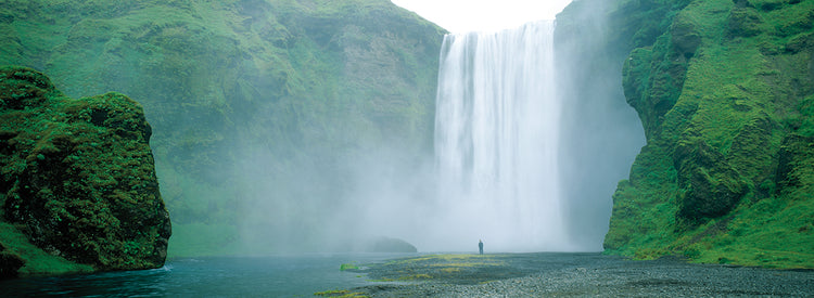 Senderismo Skogafoss Falls Lienzo