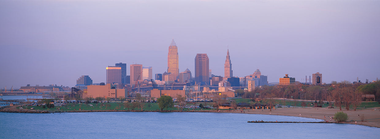 Frente al mar de Cleveland Lienzo