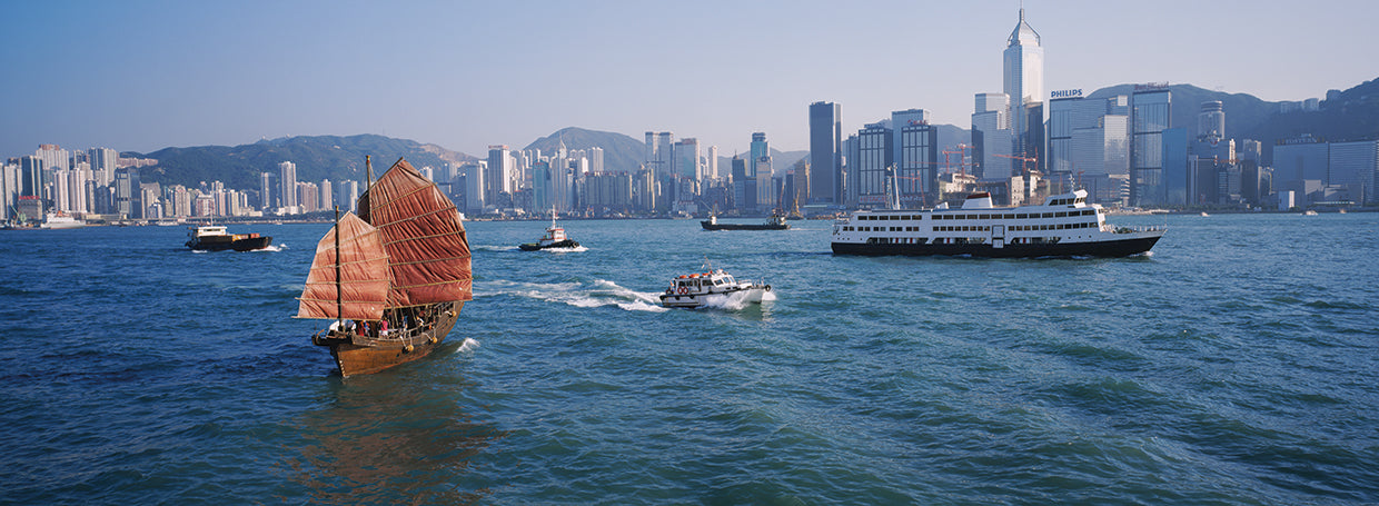 Bahía de Kowloon Lienzo