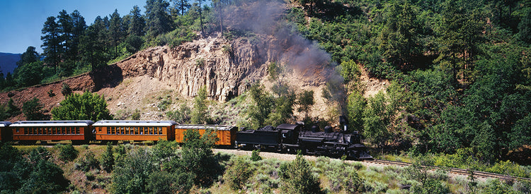 Tren de montaña de Colorado Lienzo