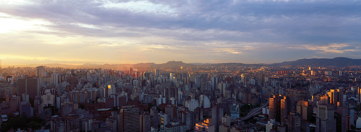 Centro de la ciudad de Sao Paulo Lienzo