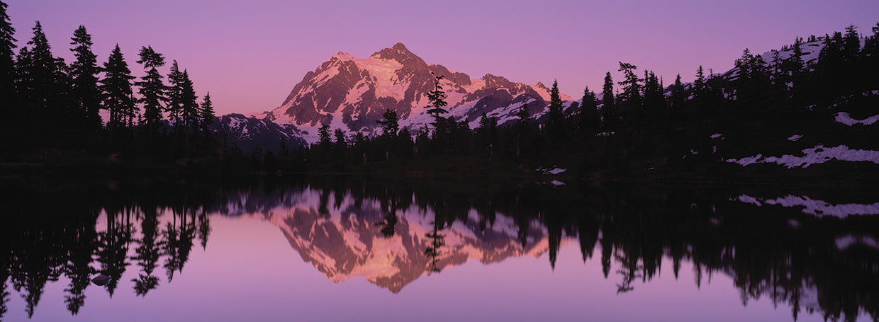 Picture Lake Reflections Lienzo