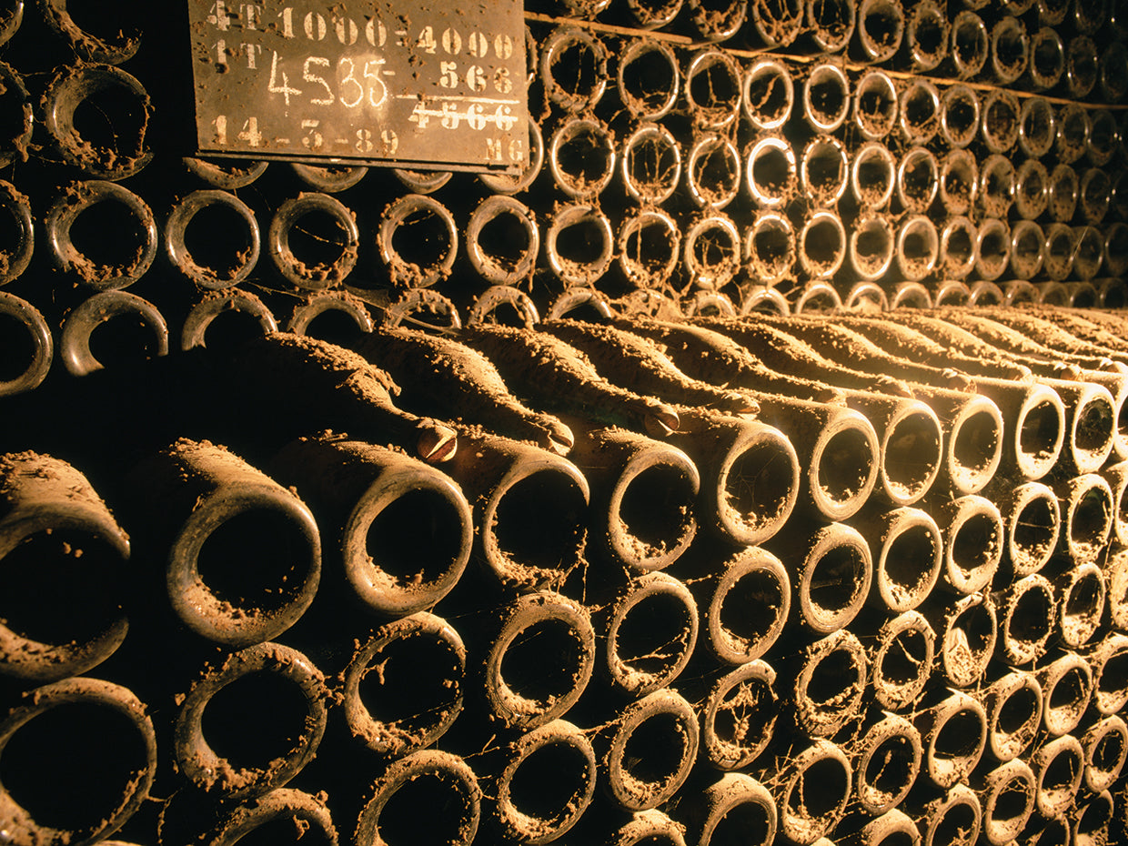 Botellas de vino francés Lienzo