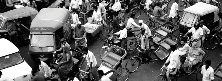 Calles de Delhi Lienzo