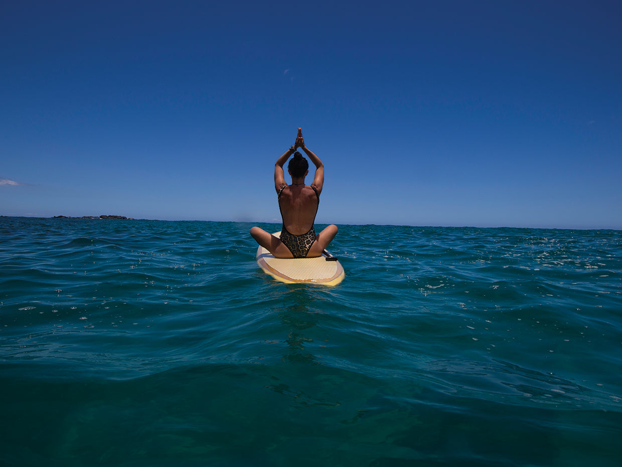 Paddleboard Yoga Lienzo